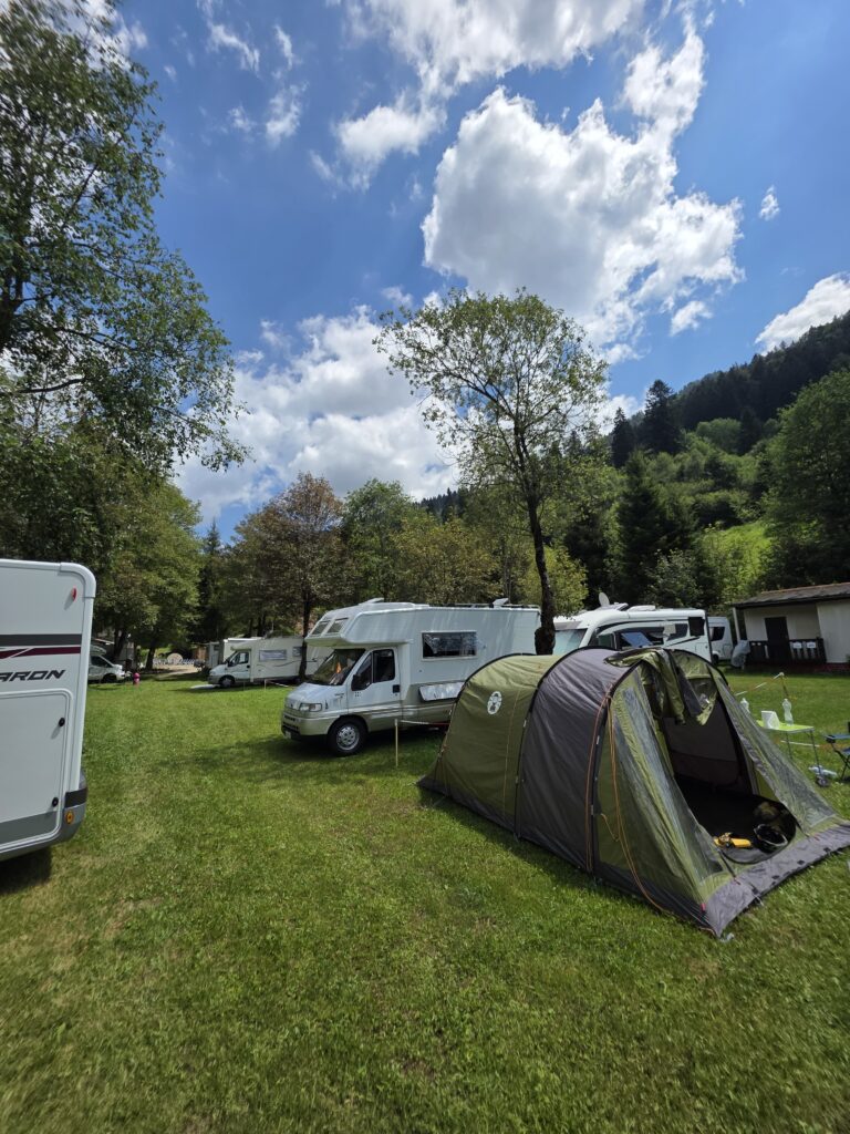 Area piazzole tende